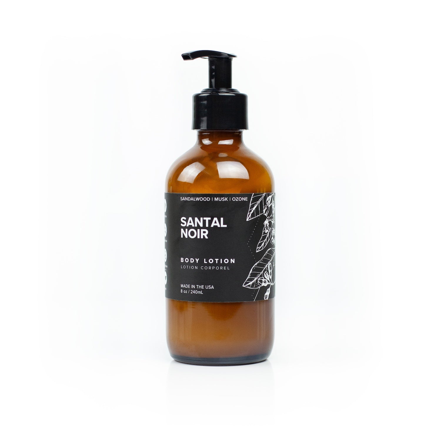 8oz Santal Noir Body Lotions