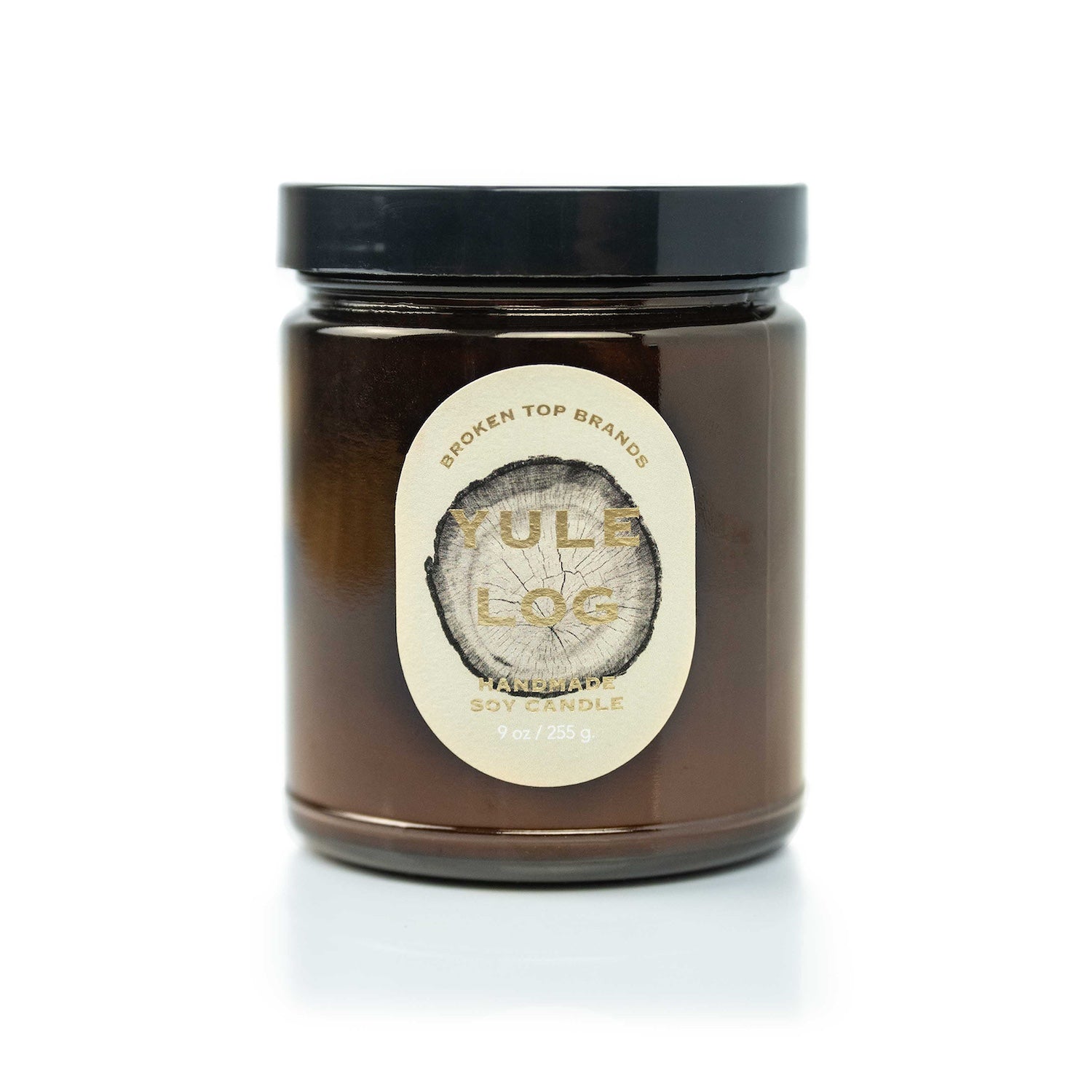 9oz Yule Log Soy Candles