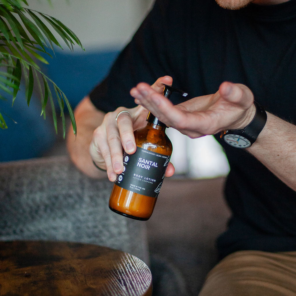 8oz Santal Noir Body Lotions