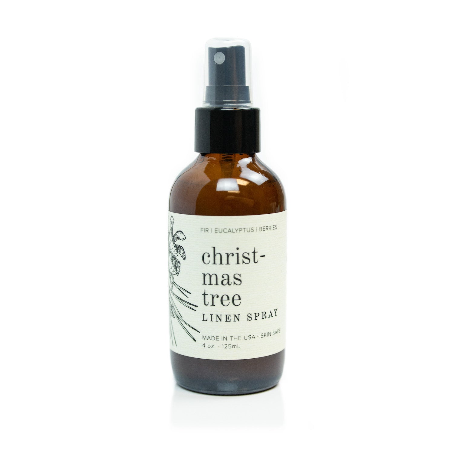 4oz Christmas Tree spray on white background