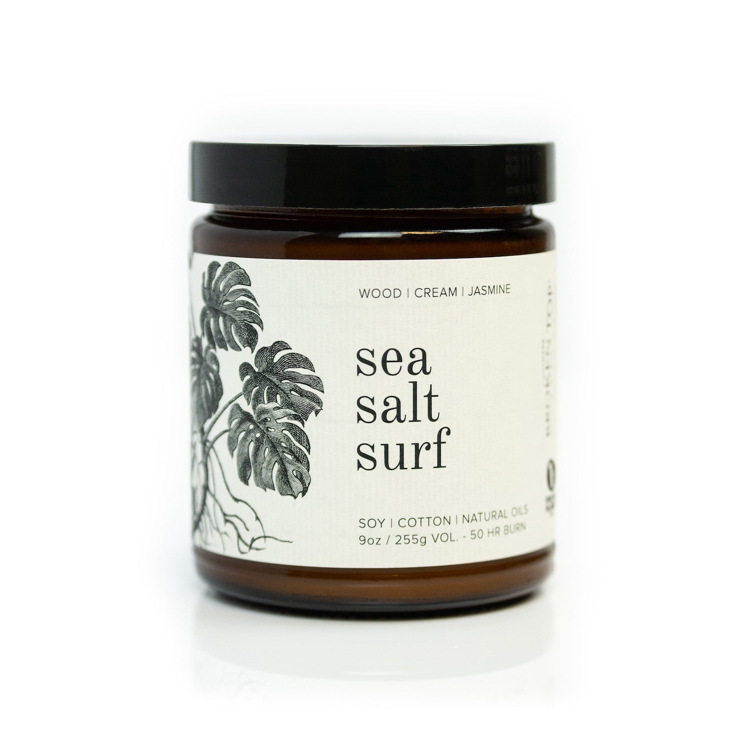 Sea Salt Surf 9oz candle on white background