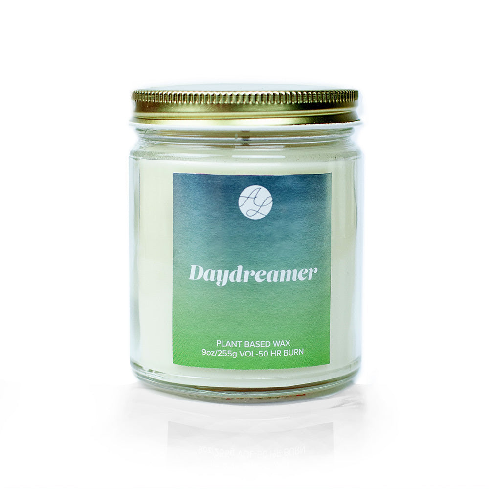 9oz 'Daydreamer' Soy Candle on White Background