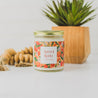 9oz 'Aperol Spritz' Soy Candle on white counter top