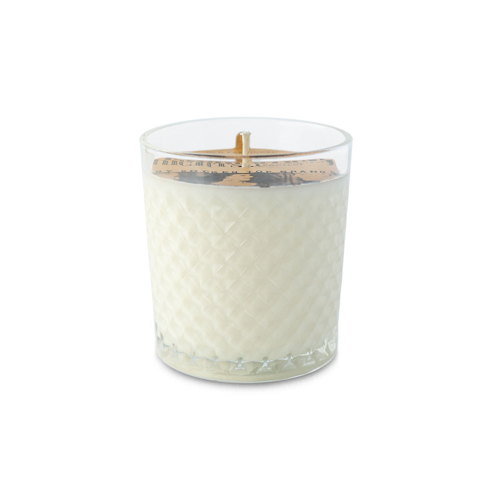 Old Fashioned 11oz candle on white background