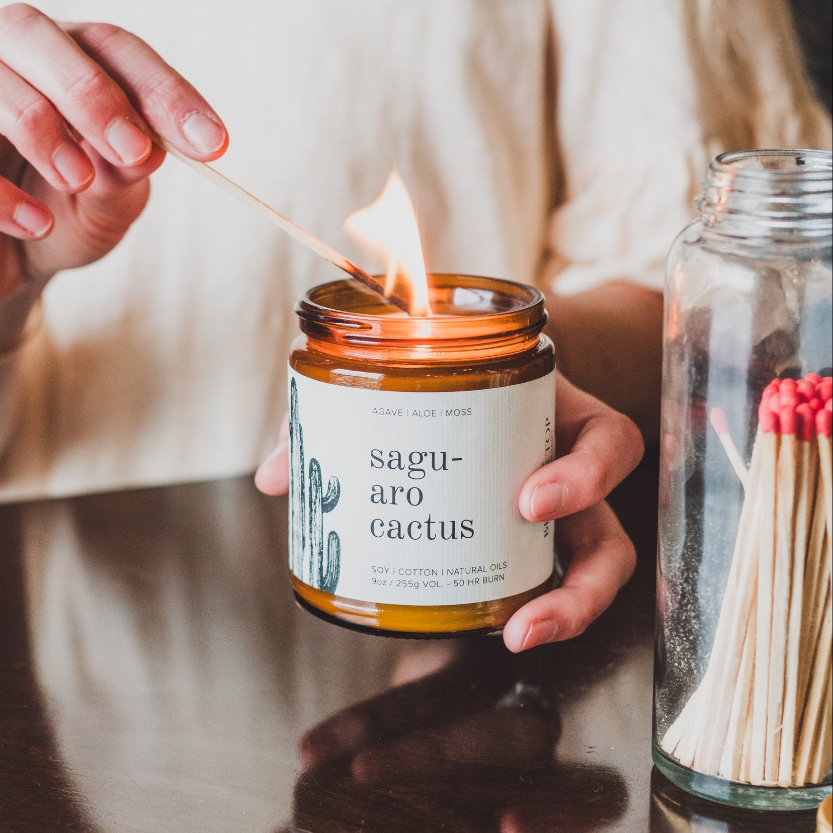 9oz Saguaro Cactus Soy Candles