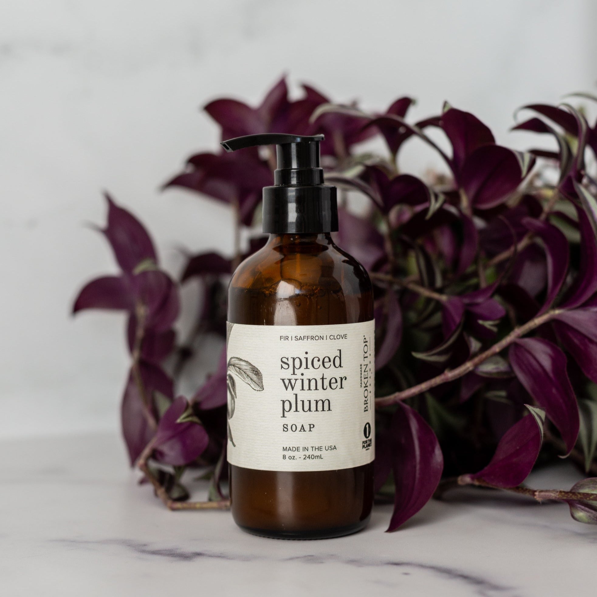 8oz Spiced Winter Plum Liquid Soaps