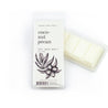 Coconut Pecan Wax Melt on white background. 