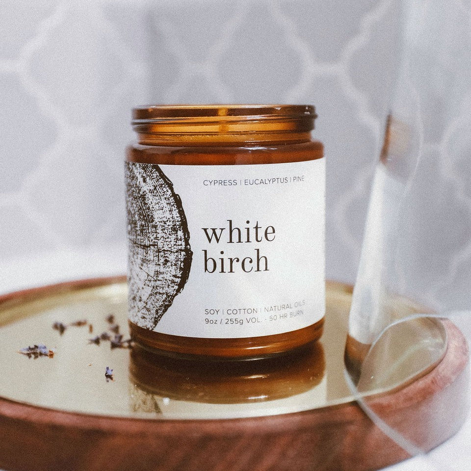 9oz White Birch Soy Candles
