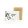 Mount Bachelor bar soap on white background