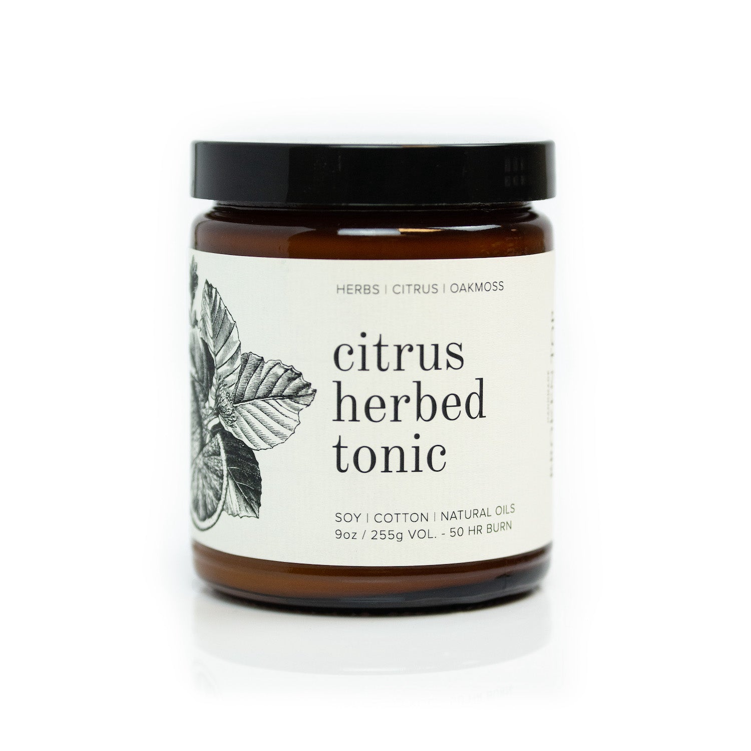 9oz Citrus Herbed Tonic Soy Candles