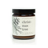 9oz Christmas Tree candle on white background