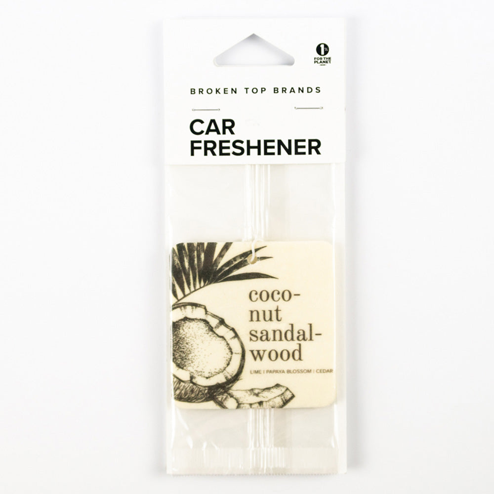 Coconut Sandalwood Car Fresheners